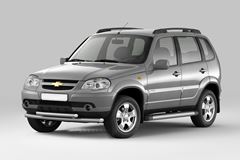 Защита порогов с площадкой 63мм (ППК) CHEVROLET NIVA 2009-2020
